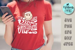 Christmas vibes svg, christmas png, christmas sublimation Product Image 3