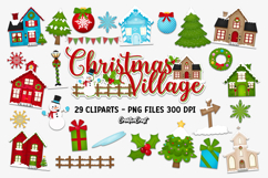 Christmas Digital Paper and Clipart png, illustration Product Image 3