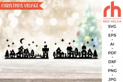 christmas village svg, xmas houses svg, christmas scene svg, xmas landscape svg, christmas town svg, winter street svg, snowy village svg, christmas facades svg, christmas window svg, christmas decor svg, xmas village svg, winter scenes svg