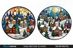 Christmas Village Sublimation PNG Clipart Product Image 1