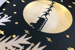 Christmas Village 3D Shadow Box SVG Layered Paper Cut Product Image 10