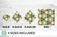 Arabesque Ornament Christmas Sublimation Bundle Tiles PNG Product Image 2