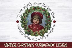 Vintage Christmas Sublimation PNG Design Product Image 1