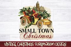 Small Town Christmas PNG | Christmas Sublimation Print Product Image 1