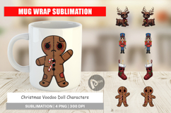 Voodoo Doll Characters Mug Wrap Product Image 1