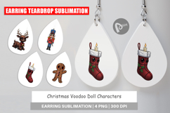 Voodoo Doll Characters Earring Product Image 1
