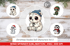 Voodoo Doll Characters Wind Spinner Product Image 1