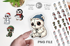 Voodoo Doll Characters Sticker Product Image 1