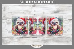 Christmas Vulture v1 Entangled in Lights Mug Wrap Sublimatio Product Image 1