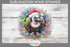 Christmas Vulture v2 Entangled in Lights Wind Spinner PNG Product Image 1