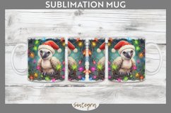 Christmas Vulture v4 Entangled in Lights Mug Wrap Sublimatio Product Image 1