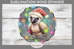 Christmas Vulture v4 Entangled in Lights Wind Spinner PNG Product Image 1