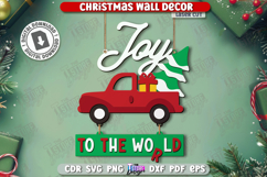 Christmas Wall Decor Laser Cut Bundle,Christmas Hanging Sign Product Image 3