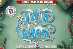 Christmas Wall Decor Laser Cut Bundle,Christmas Hanging Sign Product Image 6