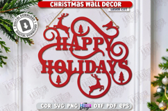 Christmas Wall Decor Laser Cut Bundle,Christmas Hanging Sign Product Image 7