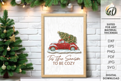 Christmas Wall Decor Laser Cut. Christmas Decor SVG Product Image 1