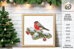 Christmas Wall Decor Laser Cut. Christmas Decor SVG Product Image 1