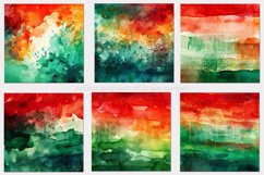 Watercolor Backgrounds, 15x15 Christmas Watercolor Papers Product Image 4
