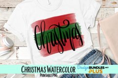 Christmas Watercolor Sublimation PNG Product Image 1