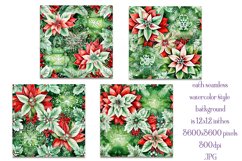 Christmas Patterns, Watercolor Floral Christmas Patterns, 11 Product Image 2