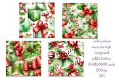 Christmas Patterns, Whimsy Watercolor Holiday Patterns, s5 Product Image 2