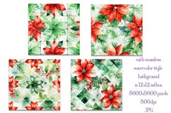 Christmas Patterns, Watercolor Floral Christmas Patterns, s7 Product Image 2