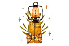 Christmas Cakes Greeting Cards. Winter Holiday Card Product Image 5