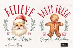 Watercolor Christmas PNG Sublimation Bundle Product Image 8