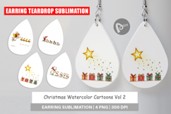 Christmas Cartoons Earring Product Image 1