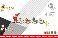 Christmas Cartoons Clipart Product Image 1