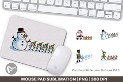 Christmas Cartoons 2 Mouse Pad Product Image 1