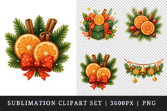 Christmas clipart printable sublimation design png Product Image 1