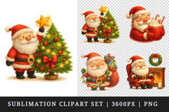 Christmas clipart printable sublimation design png Product Image 1