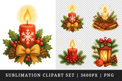 Christmas clipart printable sublimation design png Product Image 1