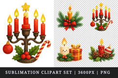 Christmas clipart printable sublimation design png Product Image 1