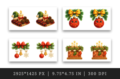 Christmas mug wrap printable sublimation design Product Image 2