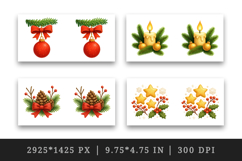 Christmas mug wrap printable sublimation design Product Image 2