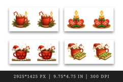 Christmas mug wrap printable sublimation design Product Image 2