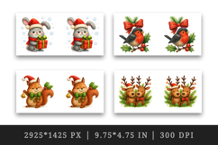 Christmas mug wrap printable sublimation design Product Image 2