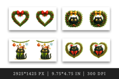 Christmas mug wrap printable sublimation design Product Image 2