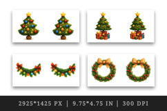 Christmas mug wrap printable sublimation design Product Image 2