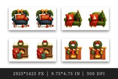 Christmas mug wrap printable sublimation design Product Image 2