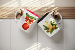 Christmas mug wrap printable sublimation design Product Image 3