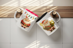 Christmas mug wrap printable sublimation design Product Image 3