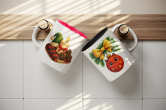 Christmas mug wrap printable sublimation design Product Image 3