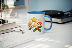 Christmas mug wrap printable sublimation design Product Image 5
