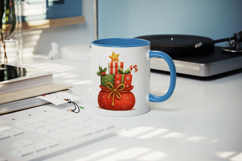 Christmas mug wrap printable sublimation design Product Image 5