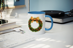 Christmas mug wrap printable sublimation design Product Image 5