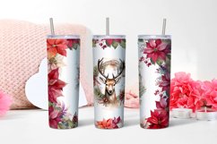 Winter tumbler wrap design Christmas deer tumbler Product Image 2
