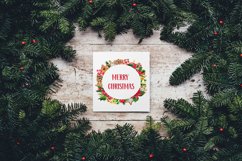 Christmas watercolor frames png 